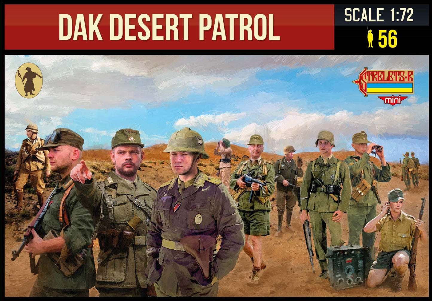 M081 STRELETS DAK Desert Patrol WWII 1/72