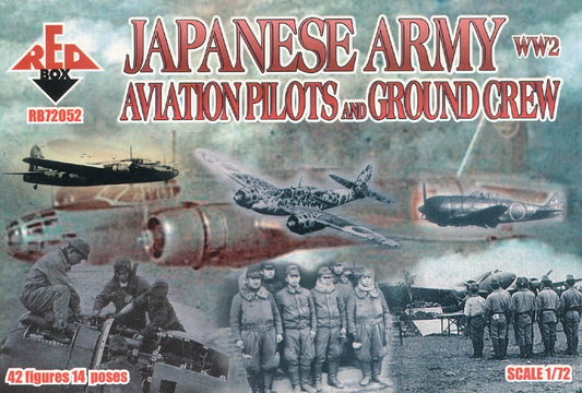 REDBOX 72052 WW2 Japanese Army Aviation Pilots and Ground Crew