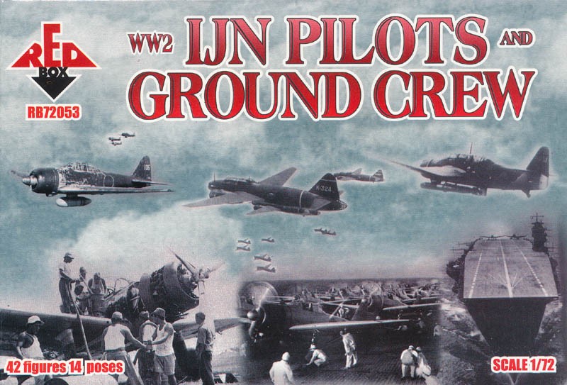REDBOX 72053 WW2 IJN Pilots and Ground Crew