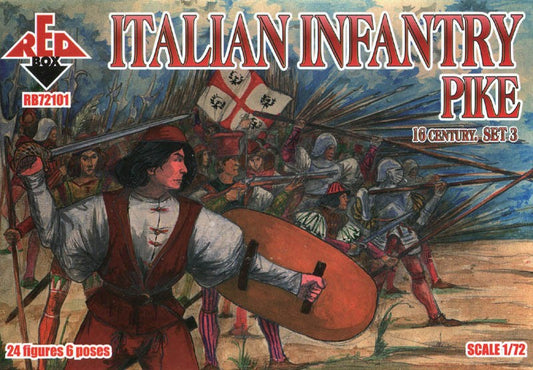 REDBOX 72101 16th Century Italian Infantry (Set 3 - Pike)