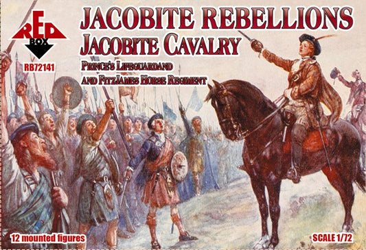 REDBOX 72141 Jacobite Rebellion. Jacobite Cavalry. Prince's Lifeguard and FitzJames Horse Regime 1/72