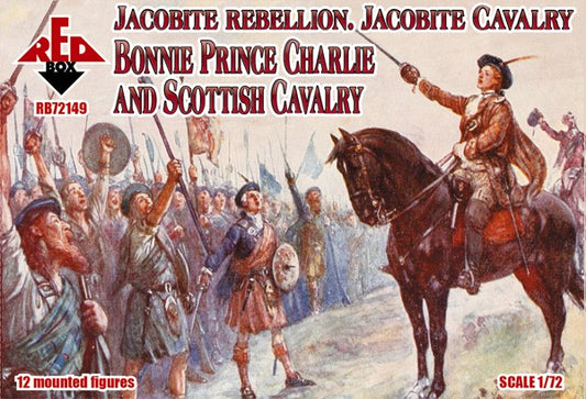 REDBOX 72149 Jacobite Rebellion. Jacobite Cavalry. Bonnie Prince Charlie and Scottish Cavalry 1/72