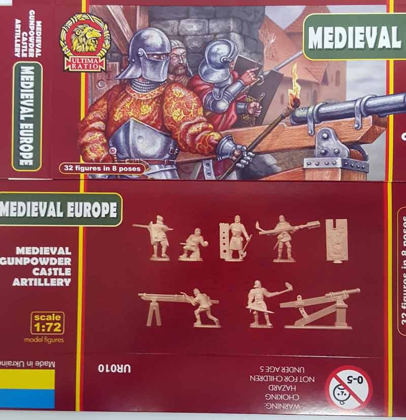 UR010 ULTIMA RATIO Medieval Gunpowder Castle Artillery 1/72 – Waterloo ...