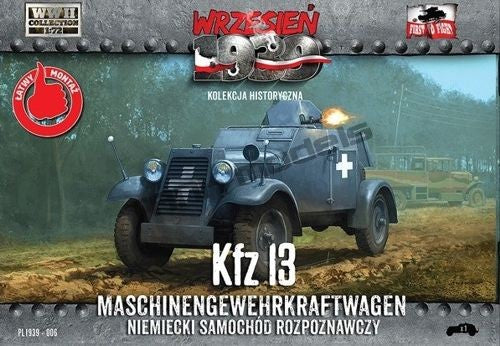 WWH006  FIRST TO FIGHT KITS Kfz.13 Maschinengewehrkraftwagen (simplified kit)