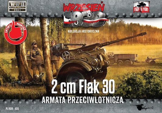 WWH035 FIRST TO FIGHT KITS 	Flak-30 anti-aircraft guns x 2  service