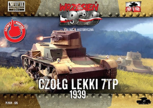 WWH026 FIRST TO FIGHT KITS Polish 7TP Single Turret Polish Light Tank