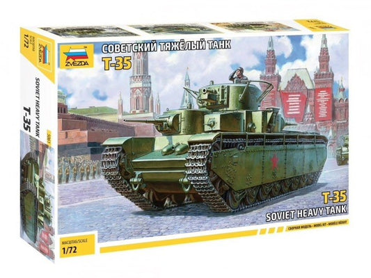 ZVEZDA 5061  World War II Soviet T-35 Heavy Tank 1/72