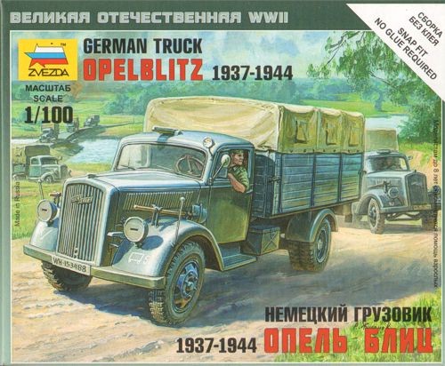 ZVEZDA 6126 German 3t Cargo Truck