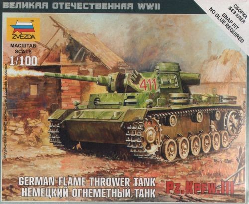 ZVEZDA 6162 Pz.Kpfw.III Flamethrower Tank