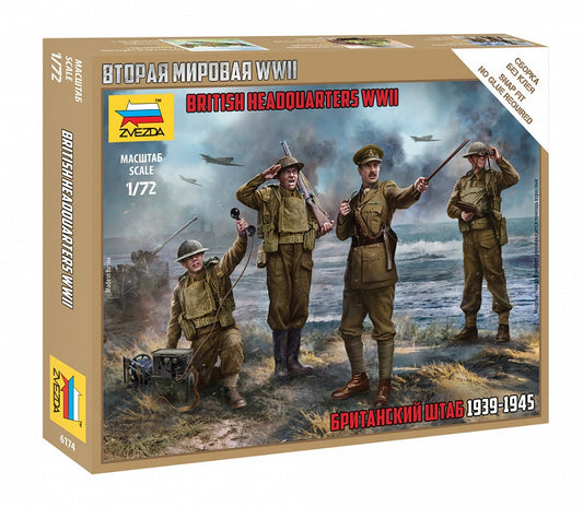 ZVEZDA 6174  British headquarters 1939-1945  SCALA 1/72