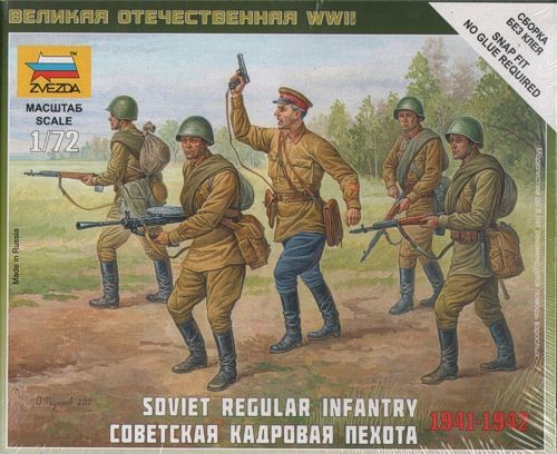 ZVEZDA 6179 Soviet Regular Infantry