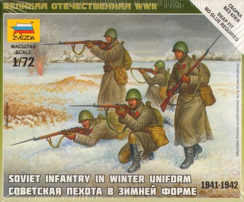 ZVEZDA 6197 Soviet Infantry (Winter Uniform)