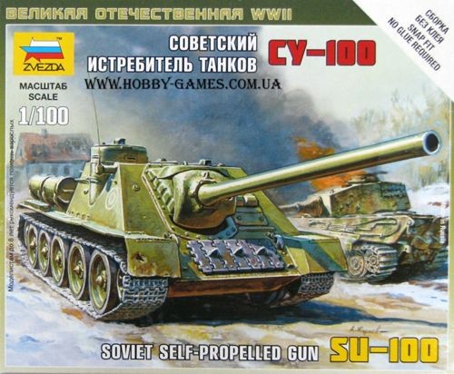 ZVEZDA 6211 Soviet SU-100 SPG