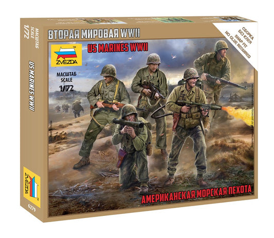 ZVEZDA 6279 US Marines WWII x 5 figures 1/72