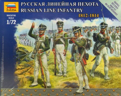 ZVEZDA 6808 Soviet Line Infantry Napoleonic Wars